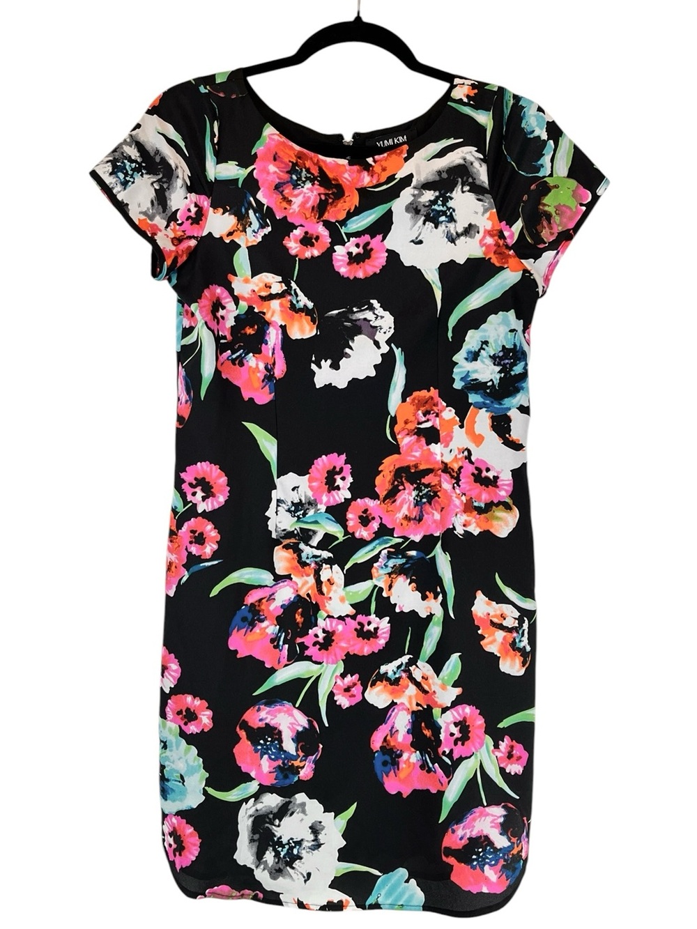 Yumi Kim Floral Elana Floral Sheath Dress in Dark Floral Dreamer Sz XS